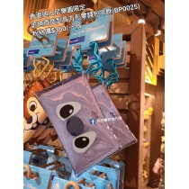 香港迪士尼樂園限定 史迪奇 造型長方形零錢包吊飾 (BP0025)